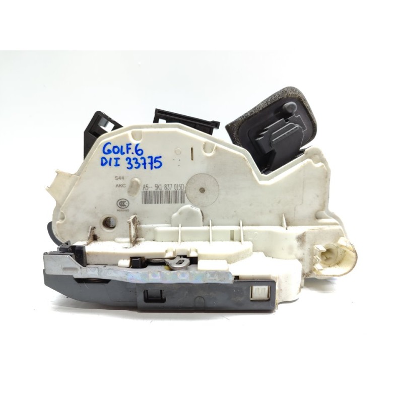Recambio de cerradura puerta delantera izquierda para volkswagen golf vi (5k1) advance referencia OEM IAM 5K1837015D  