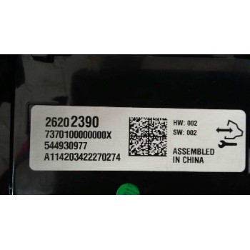 Recambio de pantalla multifuncion para opel insignia sports tourer selective referencia OEM IAM 26202390  