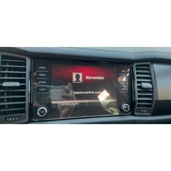 Recambio de pantalla multifuncion para skoda kodiaq sportline referencia OEM IAM 565919605B  
