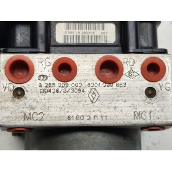 Recambio de abs para renault kangoo profesional referencia OEM IAM 8201239662  