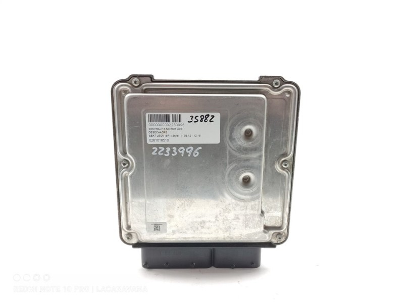 Recambio de centralita motor uce para seat leon (5f1) style referencia OEM IAM 0281018510  