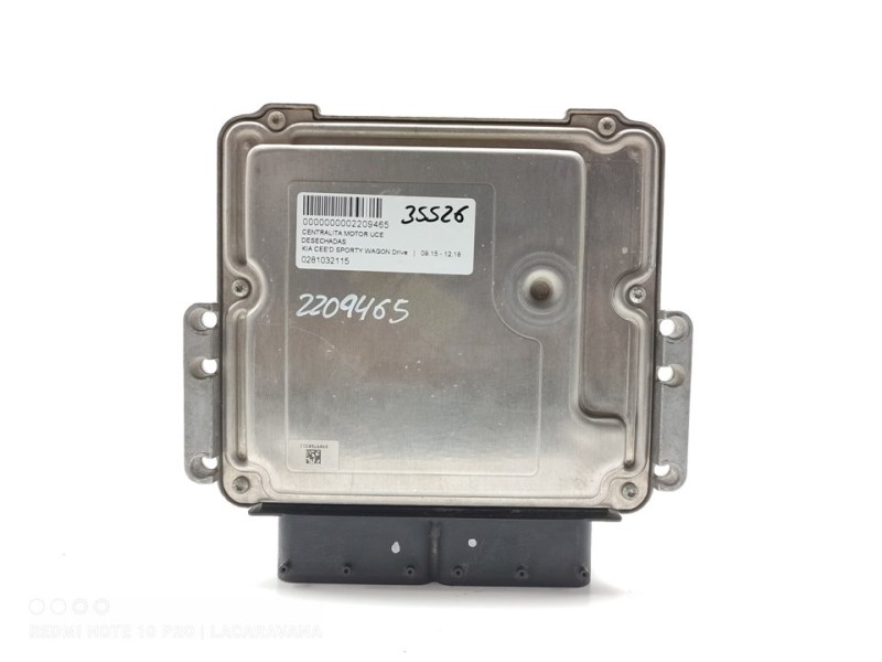 Recambio de centralita motor uce para kia cee´d sporty wagon drive referencia OEM IAM 0281032115  