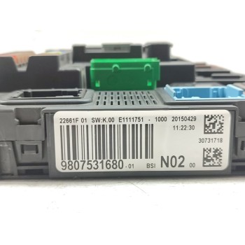 Recambio de modulo electronico para citroën c4 cactus shine referencia OEM IAM 9807531680  