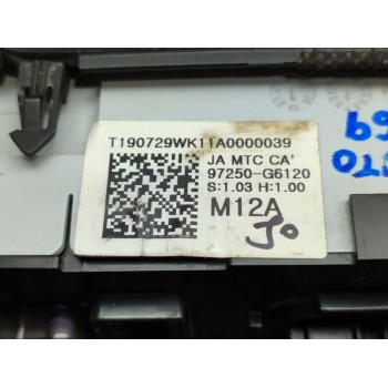 Recambio de mando calefaccion / aire acondicionado para kia picanto (ja) attract referencia OEM IAM 97250G6120  