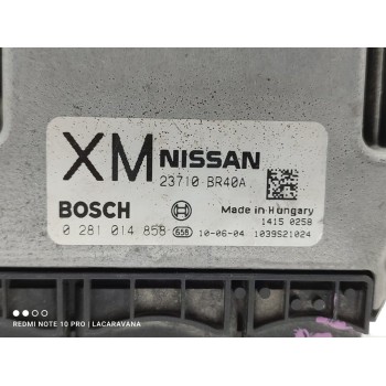 Recambio de centralita motor uce para nissan qashqai (j10) visia referencia OEM IAM 0281014858  