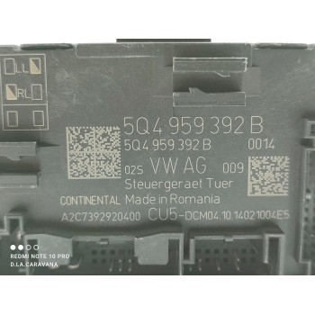 Recambio de modulo electronico para seat leon (5f1) reference referencia OEM IAM 5Q4959392B  