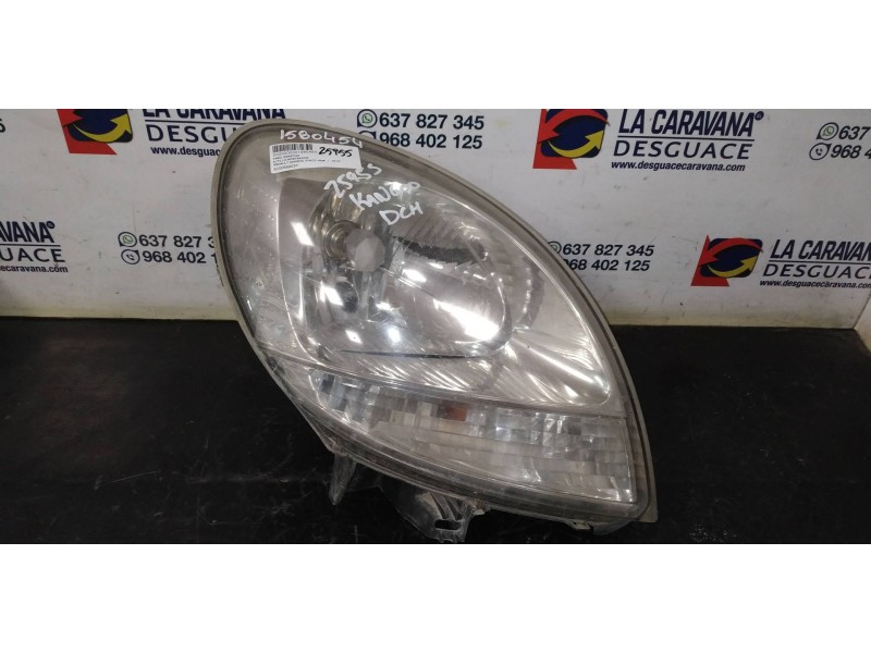Recambio de faro derecho para renault kangoo (f/kc0) alize referencia OEM IAM 8200589033  