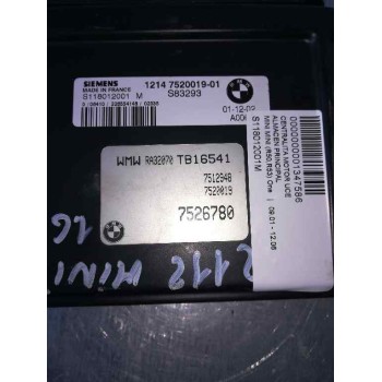 Recambio de centralita motor uce para mini mini (r50,r53) one referencia OEM IAM 1214752001901  
