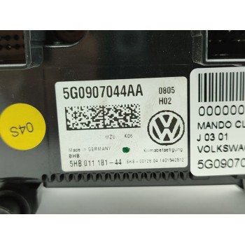 Recambio de mando climatizador para volkswagen golf vii lim. advance bluemotion referencia OEM IAM 5G0907044AA  