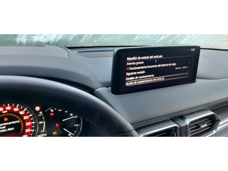 Recambio de pantalla multifuncion para mazda cx-5 homura 2wd referencia OEM IAM KB8M669C0  