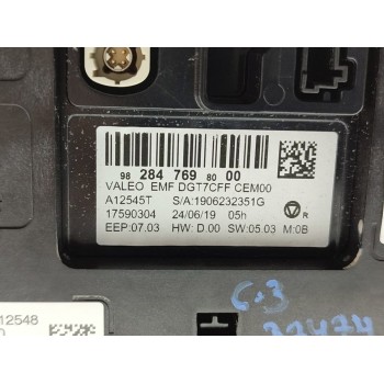 Recambio de pantalla multifuncion para citroën c3 feel referencia OEM IAM 9828476980  