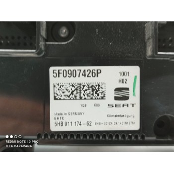Recambio de mando calefaccion / aire acondicionado para seat leon (5f1) reference referencia OEM IAM 5F0907426P  