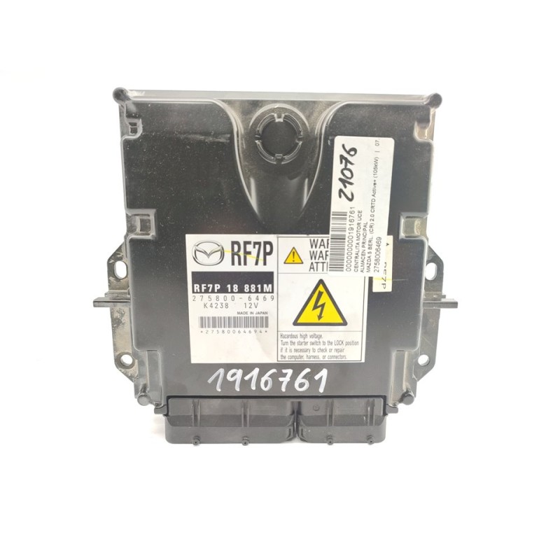 Recambio de centralita motor uce para mazda 5 berl. (cr) 2.0 crtd active+ (105kw) referencia OEM IAM 2758006469  