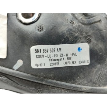 Recambio de retrovisor derecho para volkswagen tiguan (5n1) +motion referencia OEM IAM 5N1857502AM  