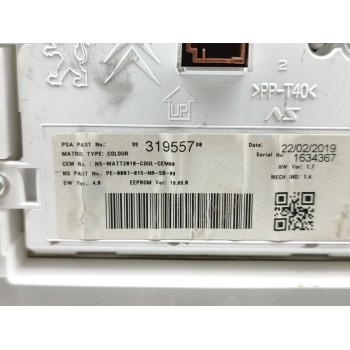 Recambio de cuadro instrumentos para peugeot 2008 (--.2013) allure referencia OEM IAM 9832865580  