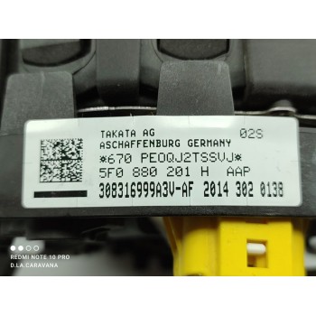 Recambio de airbag delantero izquierdo para seat leon (5f1) reference referencia OEM IAM 5F0880201H  