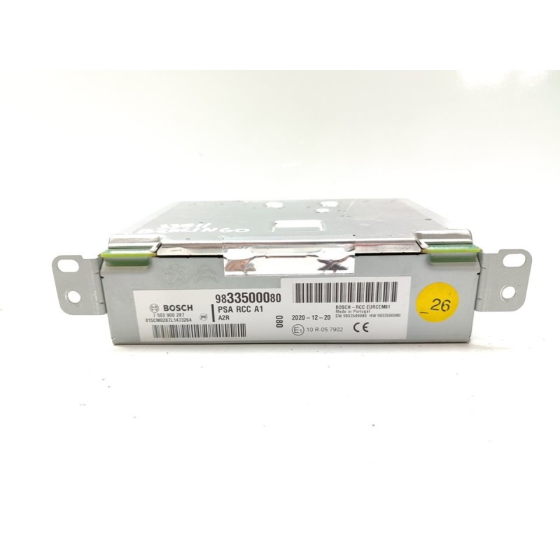 Recambio de sistema audio / radio cd para citroën berlingo furgón club m referencia OEM IAM 9833500080  