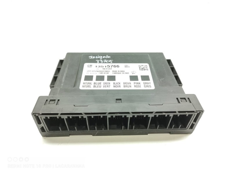 Recambio de modulo electronico para opel insignia berlina selective referencia OEM IAM 13515766  