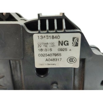 Recambio de cerradura puerta delantera derecha para opel corsa e business referencia OEM IAM 13431840  