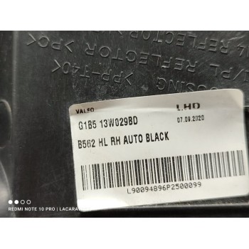 Recambio de faro derecho para ford ka+ black / white referencia OEM IAM G1B513W029BD  