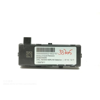 Recambio de modulo electronico para opel insignia berlina selective referencia OEM IAM 13597911  