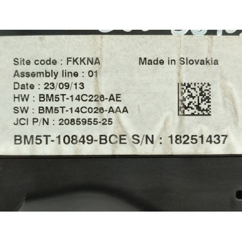 Recambio de cuadro instrumentos para ford focus lim. (cb8) sport referencia OEM IAM BM5T10849BCE  