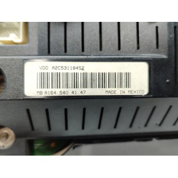 Recambio de cuadro instrumentos para mercedes-benz clase m (w164) 320 / 350 cdi (164.122) referencia OEM IAM A1645404147  