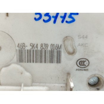 Recambio de cerradura puerta trasera derecha para volkswagen golf vi (5k1) advance referencia OEM IAM 5K4839016M  