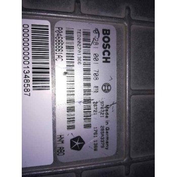 Recambio de centralita motor uce para chrysler voyager (gs) 2.5 turbodiesel referencia OEM IAM 0281001708  