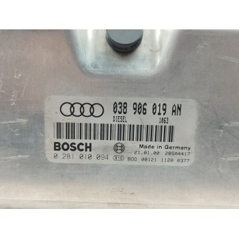 Recambio de centralita motor uce para audi a4 berlina (b5) 1.9 tdi referencia OEM IAM 038906019AN  