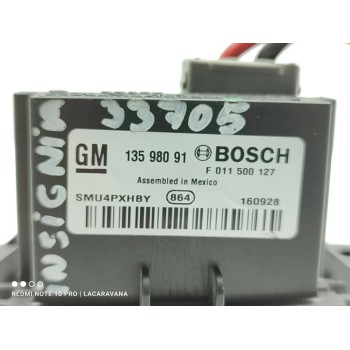 Recambio de resistencia calefaccion para opel insignia berlina selective referencia OEM IAM 13598091  