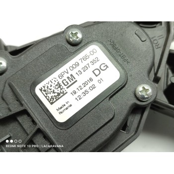 Recambio de pedal acelerador para opel insignia berlina selective referencia OEM IAM 13237352  