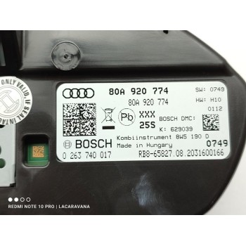 Recambio de cuadro instrumentos para audi q5 (fyb) 50 tfsi e quattro advanced referencia OEM IAM 80A920774  