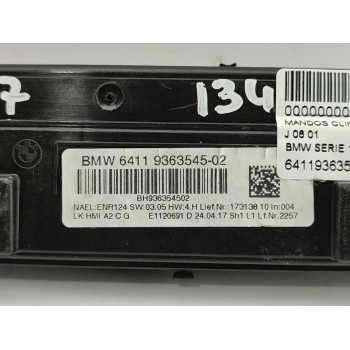 Recambio de mando climatizador para bmw serie 1 lim. (f21) 116d efficientdynamics edition referencia OEM IAM 6411936354502  