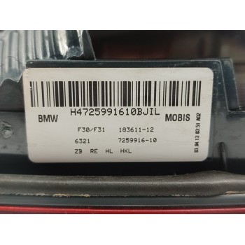 Recambio de piloto trasero derecho interior para bmw serie 3 lim. (f30) 320d efficientdynamics edition referencia OEM IAM 725991