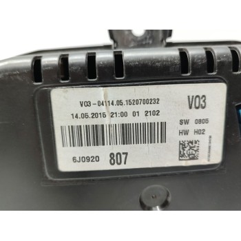 Recambio de cuadro instrumentos para seat ibiza (6j5) reference referencia OEM IAM 6J0920807  