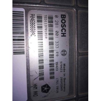 Recambio de centralita motor uce para chrysler voyager (gs) 2.5 td referencia OEM IAM 0281001333  