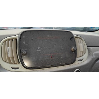 Recambio de pantalla multifuncion para fiat 500 (312) berlina club referencia OEM IAM 735722729  