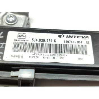 Recambio de elevalunas trasero izquierdo para seat ibiza (6j5) reference referencia OEM IAM 6J4839461C  