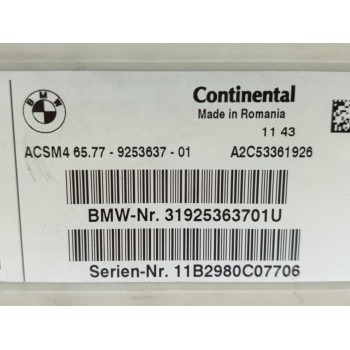 Recambio de modulo electronico para bmw serie 5 lim. (f10) 520d referencia OEM IAM 31925363701U  