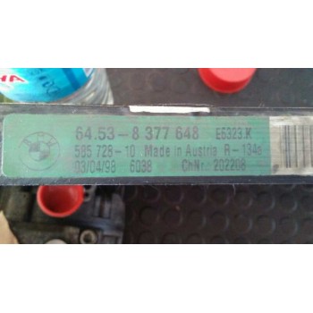 Recambio de condensador / radiador aire acondicionado para bmw serie 3 berlina (e46) 320d referencia OEM IAM 64538377648  