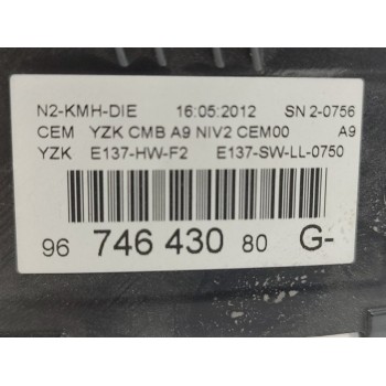 Recambio de cuadro instrumentos para peugeot 208 active referencia OEM IAM 9674643080  