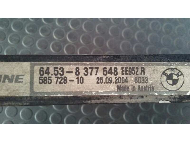 Recambio de condensador / radiador aire acondicionado para bmw serie 3 berlina (e46) 320d referencia OEM IAM 64538377648  