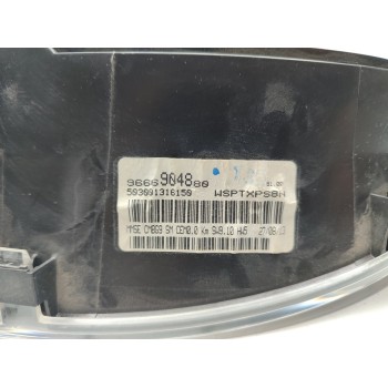 Recambio de cuadro instrumentos para peugeot partner kasten confort l1 referencia OEM IAM 9666904880  