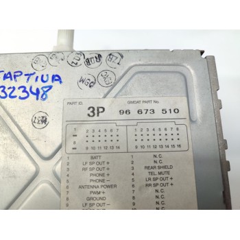 Recambio de sistema audio / radio cd para chevrolet captiva 2.0 vcdi lt referencia OEM IAM 96673510  