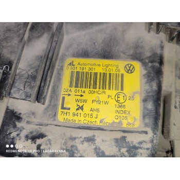 Recambio de faro izquierdo para volkswagen t5 caja abierta / doble cabina caja abierta / doble cabina referencia OEM IAM 7H19410