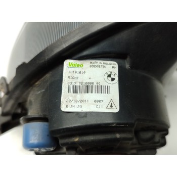 Recambio de faro antiniebla derecho para bmw serie 5 lim. (f10) 520d referencia OEM IAM 6317721688601  