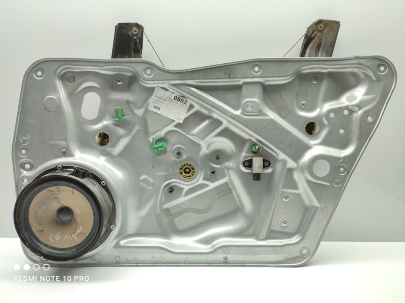 Recambio de elevalunas delantero derecho para volkswagen tiguan (5n2) t1 bluemotion referencia OEM IAM 5N0837756  