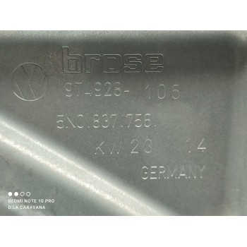 Recambio de elevalunas delantero derecho para volkswagen tiguan (5n2) t1 bluemotion referencia OEM IAM 5N0837756  