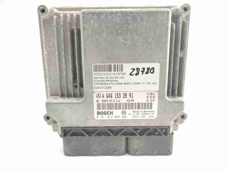 Recambio de centralita motor uce para mercedes-benz vito (w639) basic, combi 111 cdi compacto (639.601) referencia OEM IAM 02810